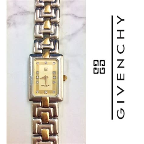 5y08 xv womens two tone watch vintage givenchy|Vintage Givenchy Round Two Tone Women's Watch .